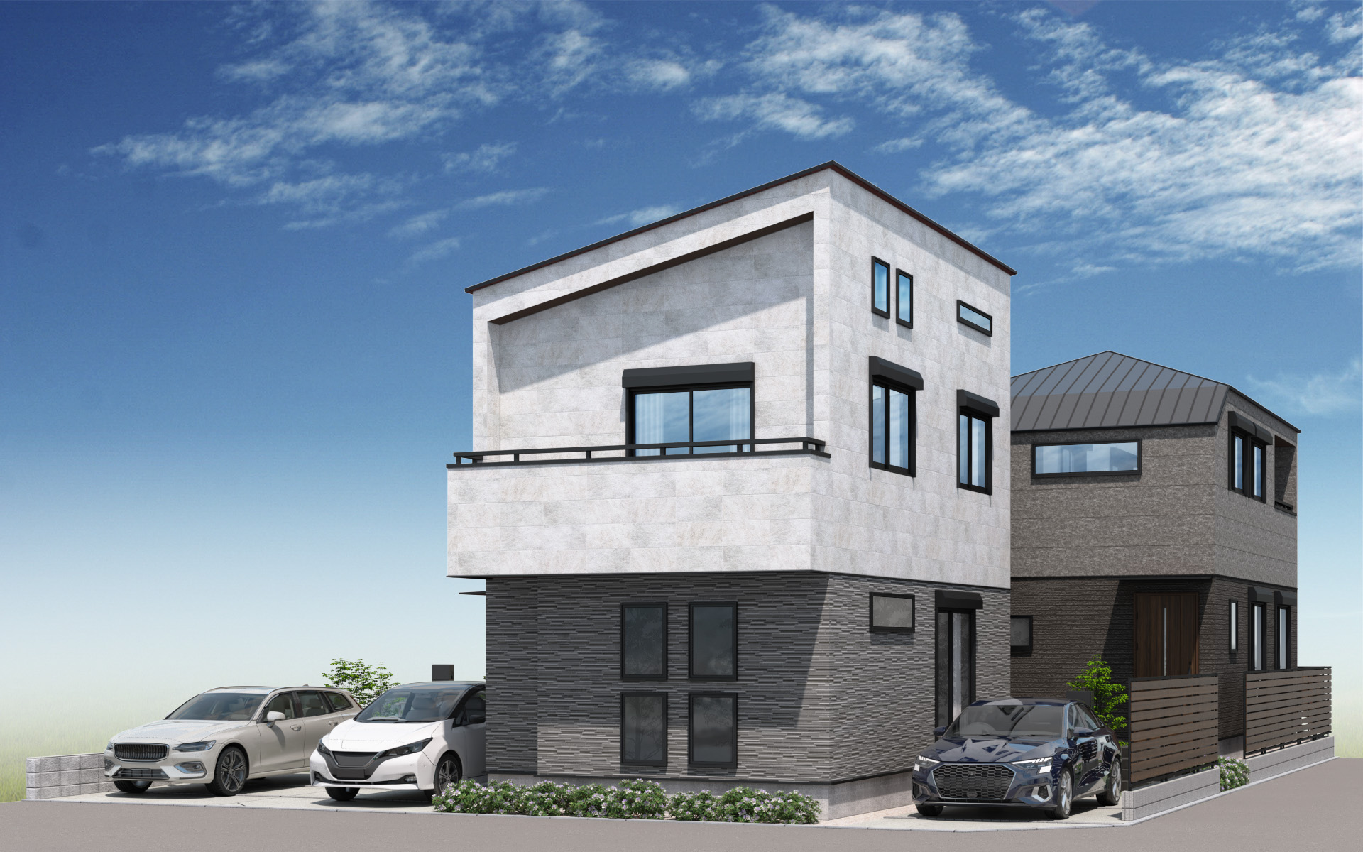 杉並区松庵PJ　青空パース2